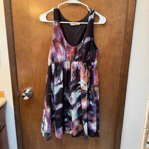 Pins & Needles Sleeveless Watercolor Dress